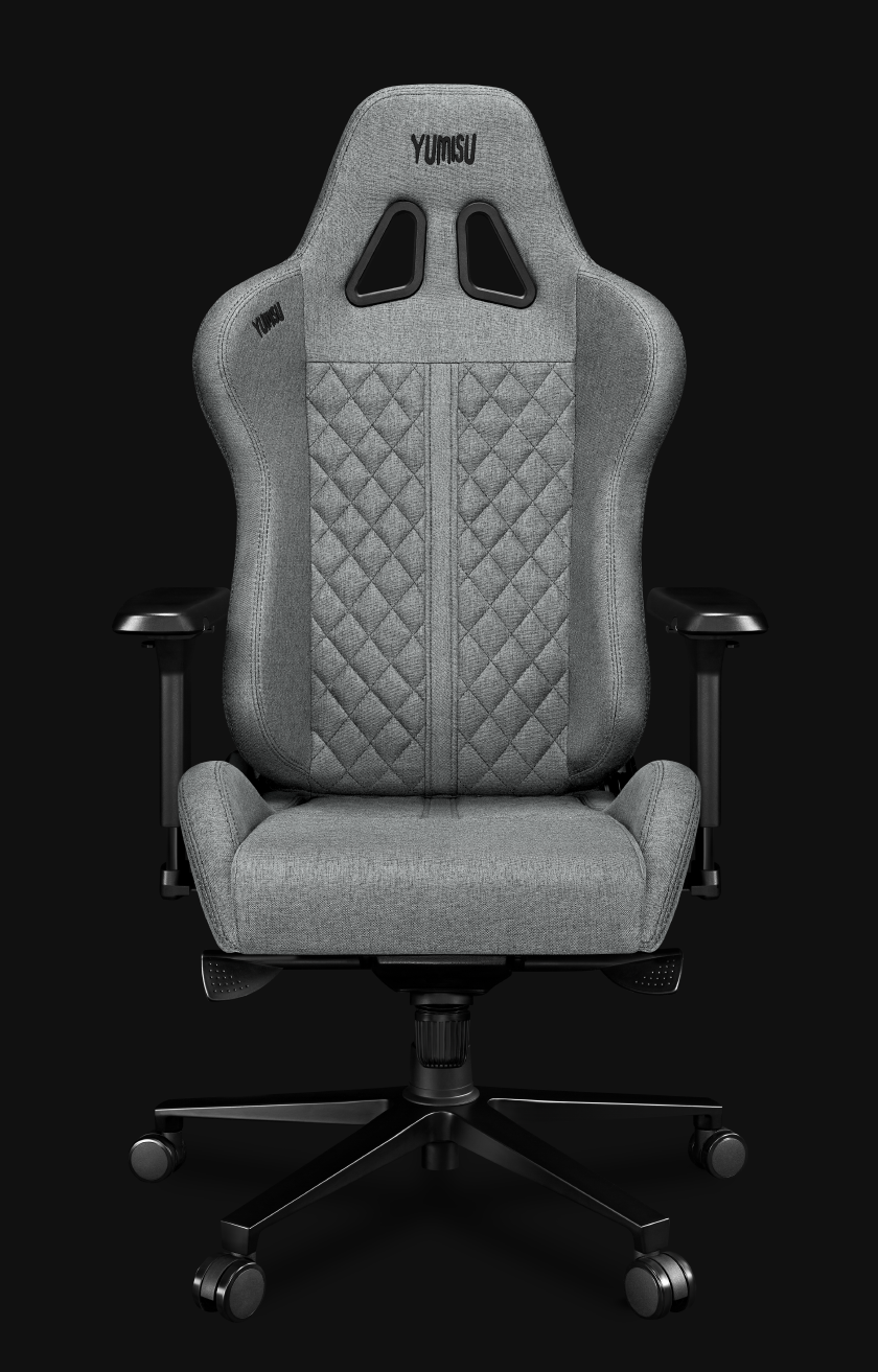 Fotel Biurowy YUMISU 2050 Materiał CLOUD/BLACK