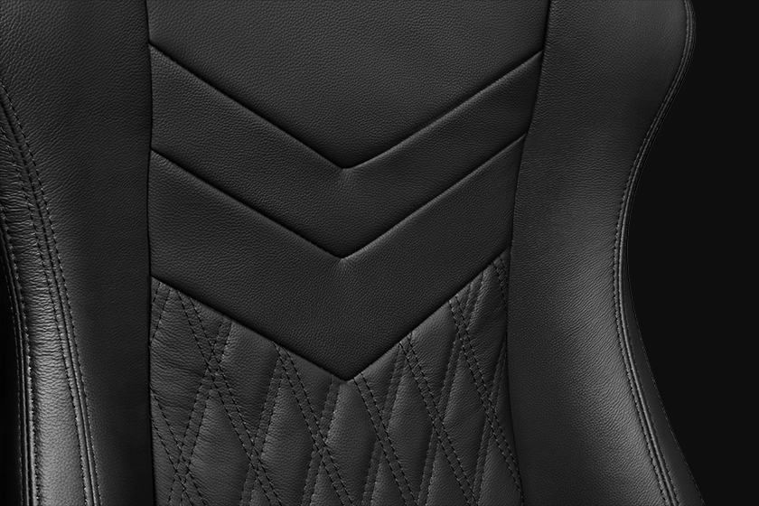 Fotel Biurowy YUMISU 2053 Real Leather BLACK