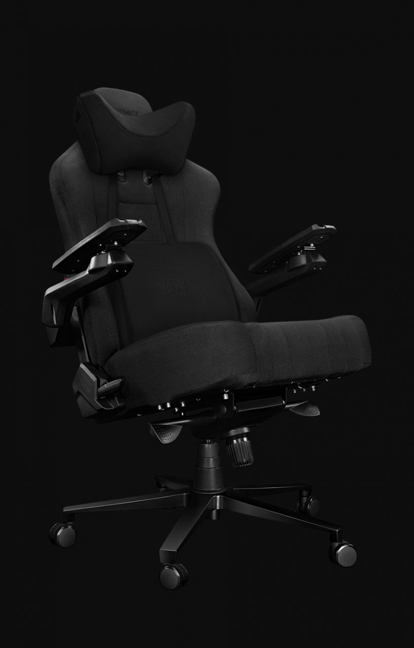 Fotel Biurowy YUMISU 2049 Materiał BLACK