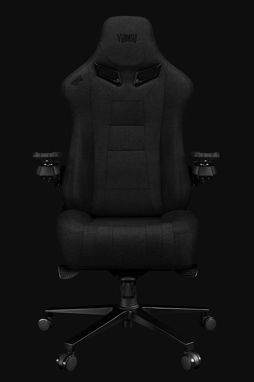 Fotel Biurowy YUMISU 2049 Materiał BLACK