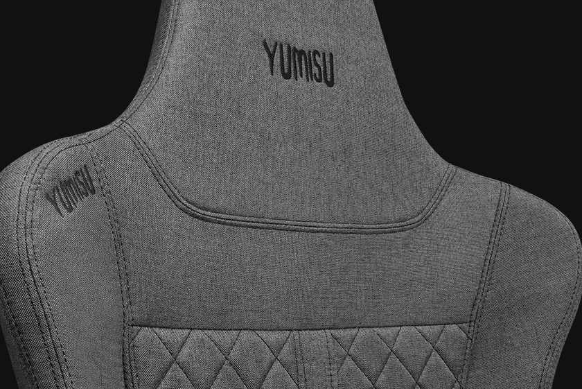 Fotel Biurowy YUMISU 2052 Materiał CLOUD/BLACK